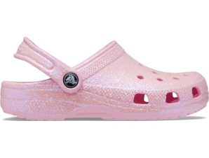 Crocs Crocband Παιδικά Σαμπό Ροζ Glitter – ΡΟΖ